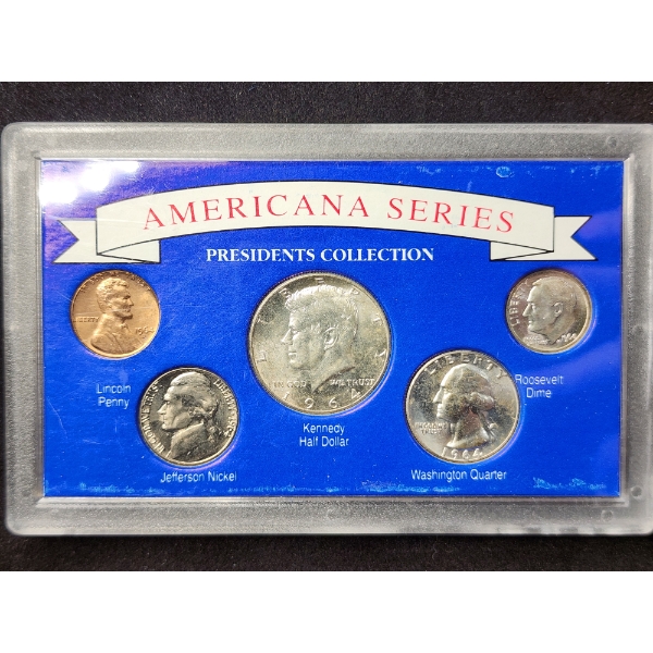 Americana Series Presidents Collection Coin Set Ft. $0.85 Face Value in 90% Silver