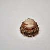 Image 2 : Vintage 10K Yellow Gold Cameo Pendant - Total Weight: 3.4g