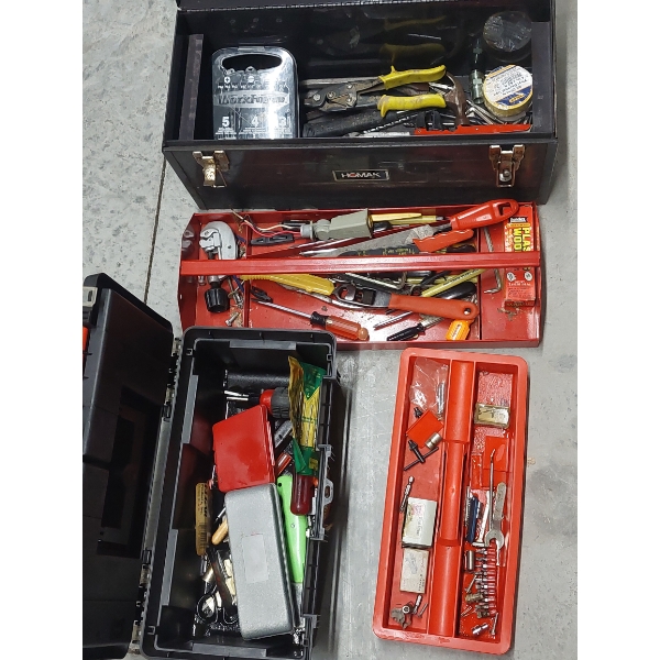 Two (2) Tool Boxes With Contents Included - See Pics