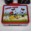 Image 2 : Three Assorted Disney Mickey Mouse Collectible Items ~ Lunch Tin & Two EMPTY Unique Watch Cases
