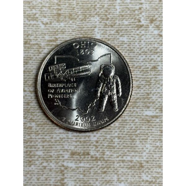 2002- D Quarter Dollar - Aviation Pioneers - FV $0.25