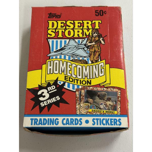 Topps Desert Storm Homecoming Edition 3rd Series 36 Unopened Packs - Brand New In The Unsealed Box