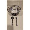 Image 1 : Silver Plated Bowl and (2) Spoons