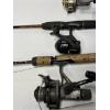 Image 2 : 3 Fishing Rods - AX Ball Bearing Graphite Shimano 200Q -Shakespeare Quantam -MTC Ball Bearing 