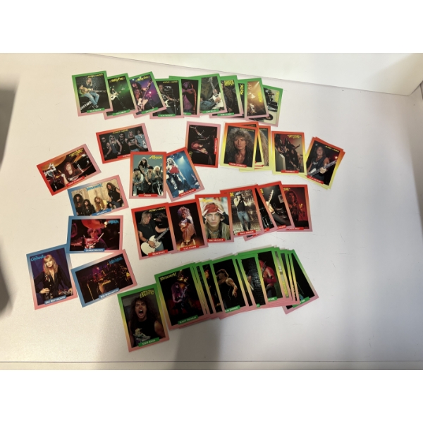 1991 Brockum Rock n' Roll Cards 1-288 - Set 4 - completed 9-18-93 - Includes Poison - Souls of Black