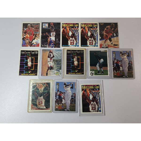 13 Assorted 1993-94 Michael Jordan Basketball Trading Cards