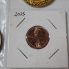 Image 3 : 1972 Eisenhower Dollar, 2025 Penny, & 1776 $20 Gold Replica Coin Pendant 