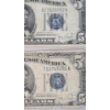 Image 2 : (4) Assorted Series United States $5 Silver Certificates - Face Value: $20.00