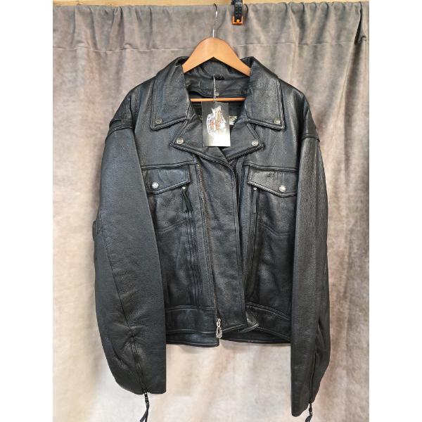 Harley Davidson Men's Size 4XL Genuine Leather Vented Nevada Biker Motorcycle Jacket - NEW W/ TAG