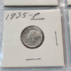Image 4 : Four 90% Silver Mercury Dimes: 1941-S, 1937-P, 1935-P, 1943-S FV: $0.40