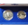 Image 4 : United States 1986 Liberty Coin Set Ft. Silver Dollar & Clad Half Dollar in Original Packaging 