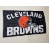 Image 1 : Cleveland Browns 3'X5' Promotional Team Flag - Mint Condition - Incredible Flag