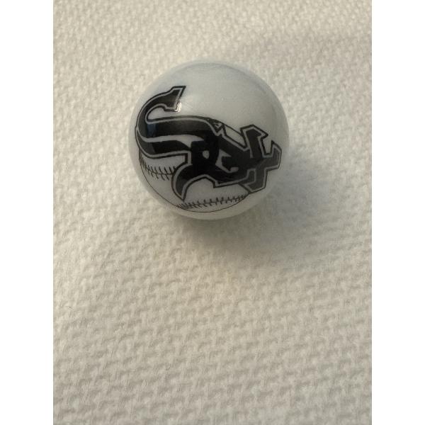 Vintage Chicago Whitesox MLB One Inch Shooter Marble - Mint Condition