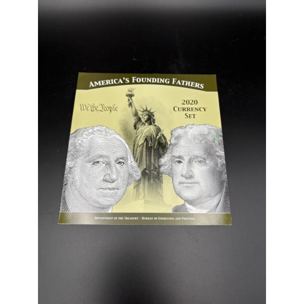 America's Founding Fathers 2020 Currency Set - Dept. of the Treasury - Bureau of Engraving