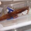 Image 3 : Stained Glass Tools & Supplies -  2,  Box & Assorted Glass Pieces Cut Squares & Remaining Pieces