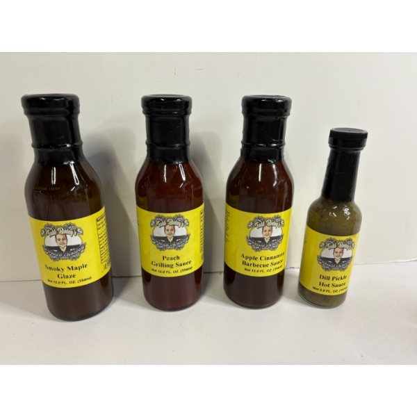 Todd Bosley's World Famous Glazes and sauces - Smoky Maple Glaze - Peach Grilling Sauce