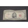 Image 1 : Series 1963 Red Seal $5 Bank Note With Granahan/Dillion Signatures - Face Value: $5