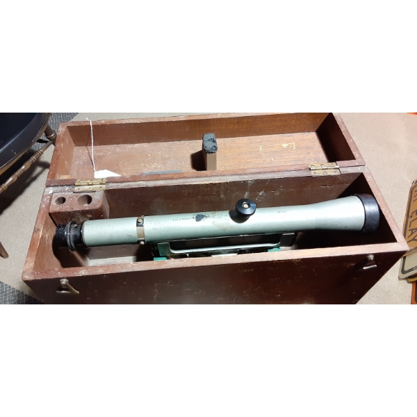 Vintage Surveyors Scope In Box - See Pics