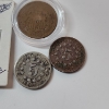 Image 4 : Lot of Older U.S. Coins: 1851 Braided Hair Large Cent, 1865 2 Cent, & (2) Sheild Nickels