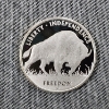 Image 2 : One Troy Ounce .999 Fine Silver Indian Chief Round Ft. Buffalo On Obv.