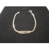 Image 1 : Cute "Love You" 14K Yellow Gold 6.5in Bracelet TW: 1.6g