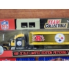 Image 2 : Officially Licensed NFL 1:80 Scale Pittsburgh Steelers Limited Edition Truck & Trailer Toys In Box