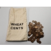 Image 1 : ~100 Assorted Years Unsearched United States Lincoln Wheat Pennies in Bank Bag