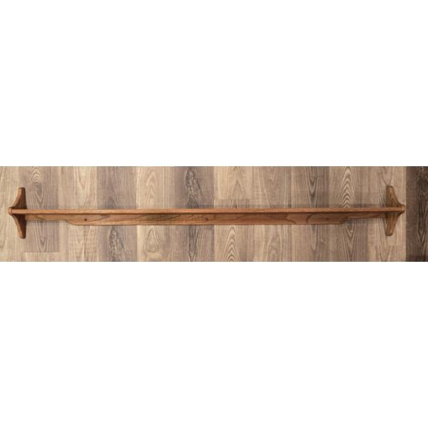 Long Oak Wall Shelf - 74x4x10