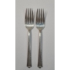 Image 1 : (2) Fine Arts Sterling Silver Co. Sterling Dinner Forks With "Processional" Pattern - Weight: 68.8g