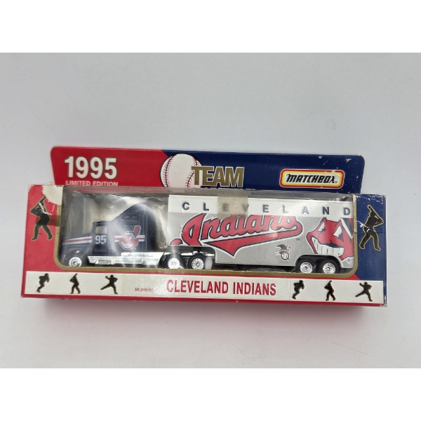 Limited Edition 1995 Matchbox Cleveland Indians Semi Truck