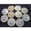 Image 4 : Ten Assorted 40% Silver Kennedy Half Dollars - $5 Face Value