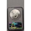 Image 3 : NGC 2011 MS 69 Early Releases 25TH Anniversary 1 Troy Ounce .999 Fine Silver American Eagle Dollar