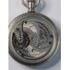 Image 9 : Eagle Size 18 Silverode Railroad 7 Jewels Leverset Openface Pocketwatch - Non-Working Condition