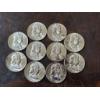 Image 1 : 1958 Brilliant Uncirculated Franklin Half Dollars - $5.00 Face Value