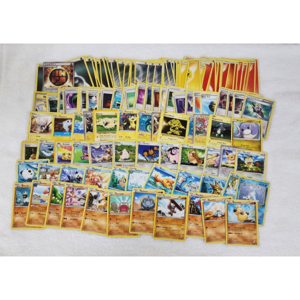 Large Lot Of Over 50 Assorted Vintage Pokemon Trading Cards