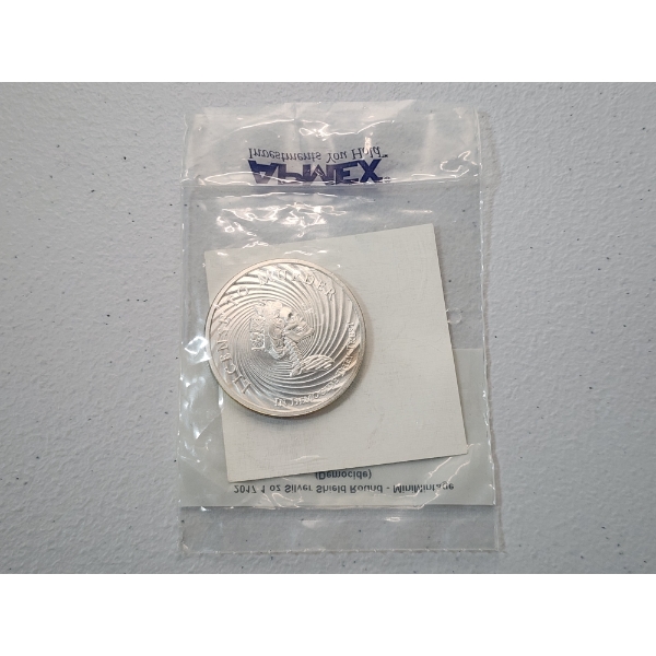 2017 Silver Shield Democide 1 Troy oz Brilliant Uncirculated .999 Silver Round in Sealed Package 