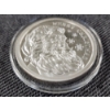 Image 2 : 1 Troy Oz .999 Fine Silver 2022 Merry Christmas Santa Claus Round From Golden State Mint