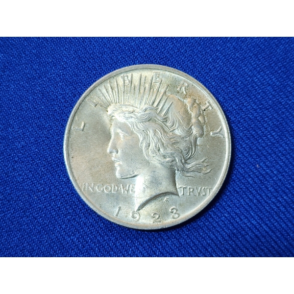 1923 90% Silver Peace Dollar