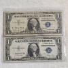 Image 1 : Two Historical United States $1 Silver Certificates FV: $2.00