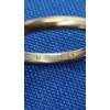 Image 3 : 14K Gold Art Carved Ring Size: 7 & CRG 14K Gold Ring Size: 6 - Total Weight: 4.7g