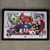 Image 1 : Marvel The Avengers Columbus Comic Con Exclusive Signed Framed Comic Book Art Print (12x18")