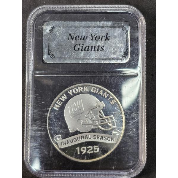 New York Giants 1 Ounce .999 Silver Round