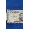 Image 2 : Series 1953 B $5 Red Seal Bank Note With Smith & Dillon Signatures - Face Value: $5.00