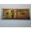 Image 1 : Rare Disney Minnie Mouse Gold Foil .999999 - 24K Gold Note In Protective Holder - Mint Condition