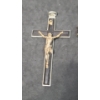 Image 6 : Vintage Tie Clip With Abalone Inlay, Baer And Wilde Snap Cuff Links & Crucifix 