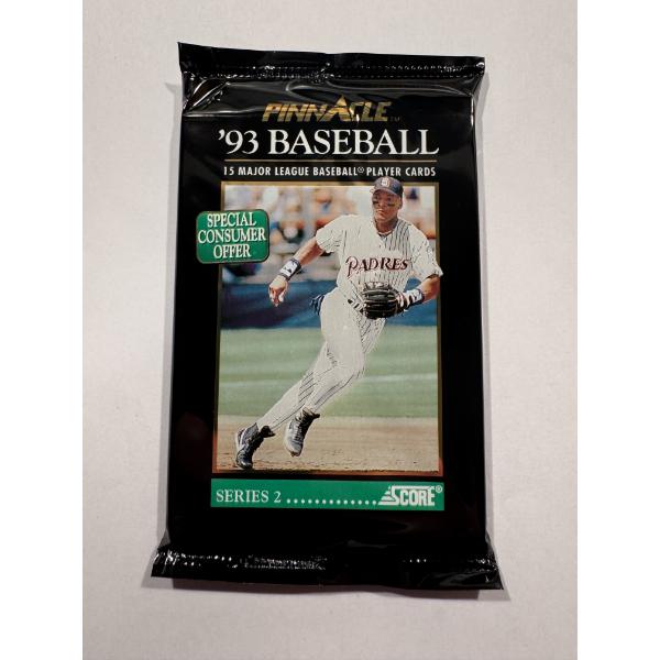 Rare 1993 Pinnacle Series 2 Baseball Wax Pack - Possible Jeter Rookie Bo, Ripken & Other Big Cards