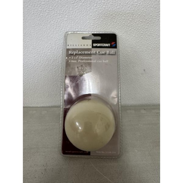 Brand New Sportcraft Professional Cue Ball - 6 Oz - Size 2 1/4"