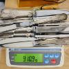 Image 1 : Large Collection of Vintage 1979 Towle Sterling Silver Handled Knives Ft. Stainless Blades ~ 910 G