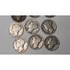 Image 4 : Assorted Years/Mint Marks United States 90% Silver Barber & Mercury Dimes - Face Value: $1.90