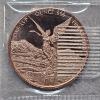 Image 1 : Mexican Libertad Element Design .999 Fine Copper Round In Protective Flip - 1 oz AVDP